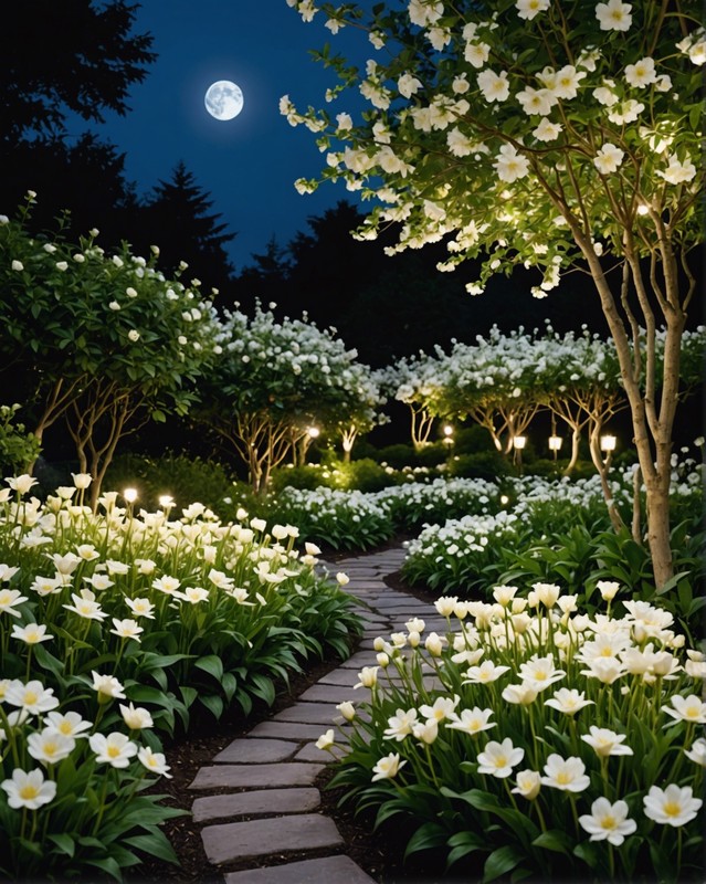 Fragrance in the Moonlight: White Blooms for Nighttime Scents