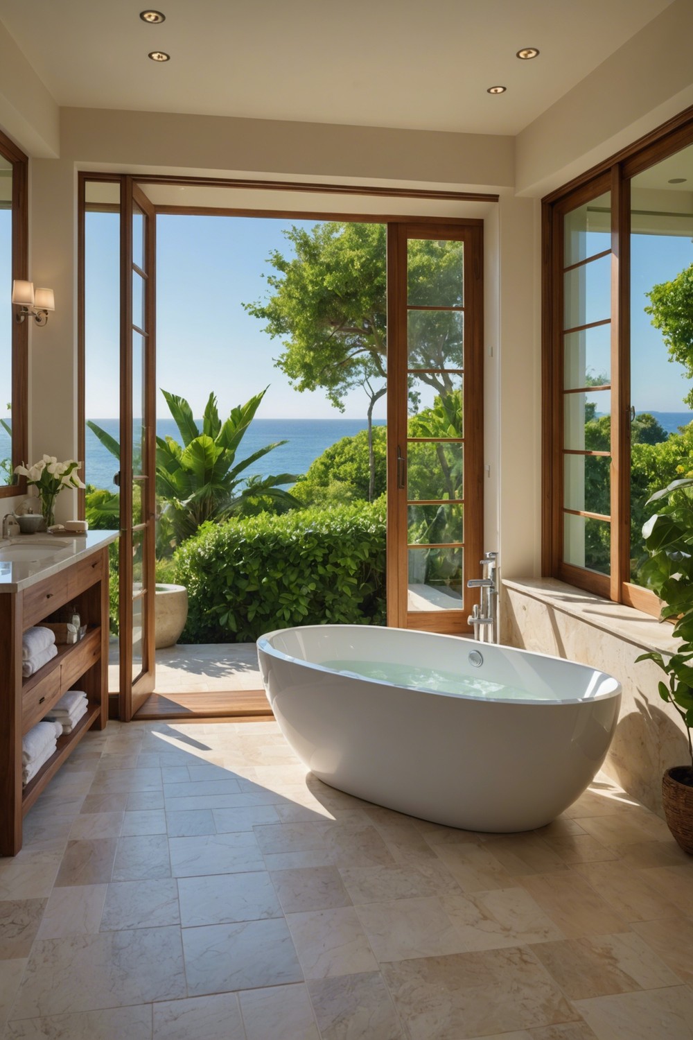 Freestanding Tubs with a View