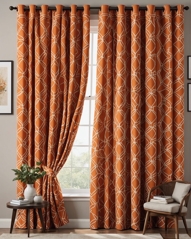 Geometric Patterned Curtains