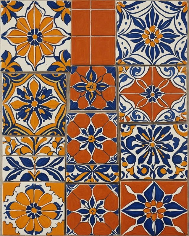 Hand-Painted Tile