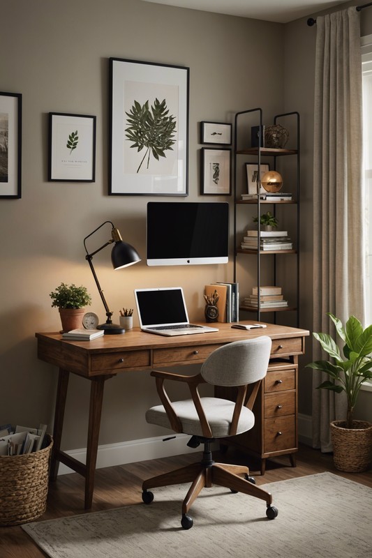 Incorporate a Cozy Desk for Productivity
