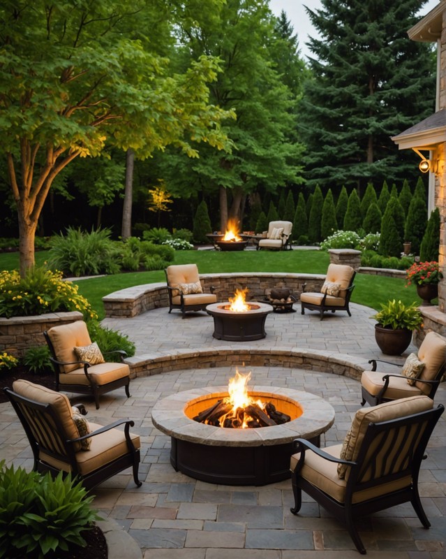 Incorporate a Fire Pit for Warmth and Ambiance