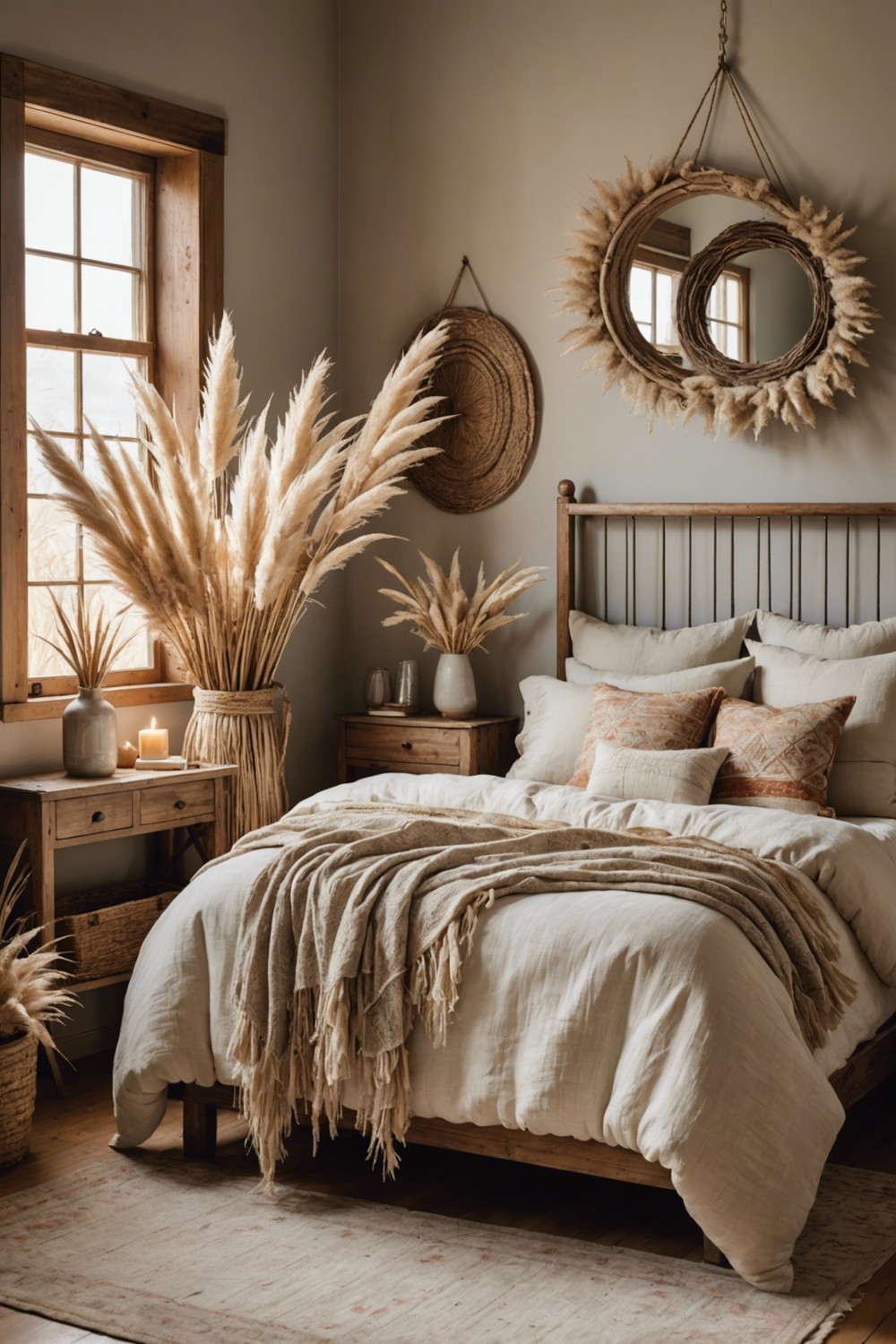 Incorporating Natural Elements Like Pampas Grass
