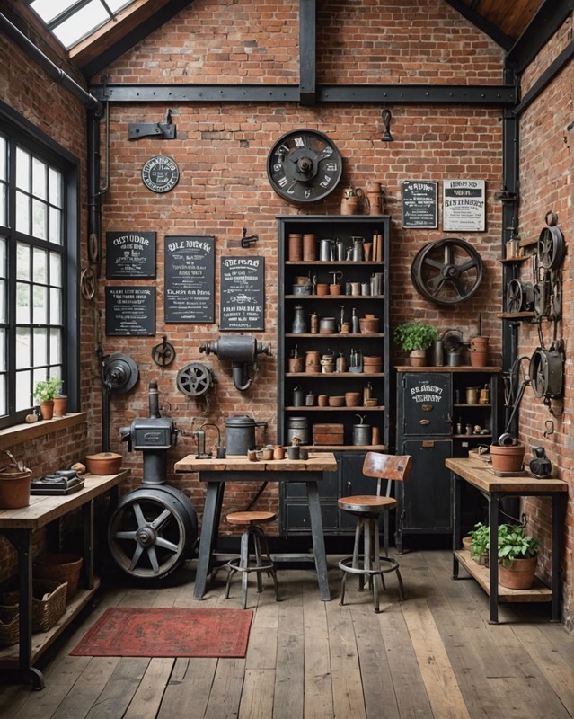 Industrial Chic with Exposed Brick