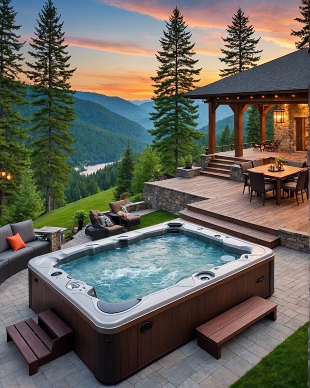 Infinity Hot Tubs with Stunning Views