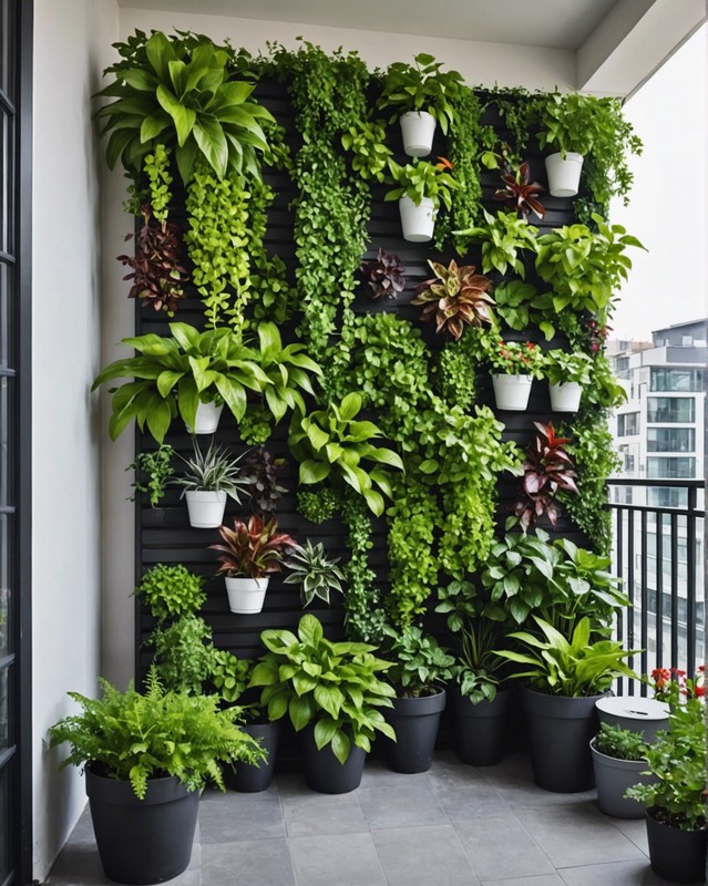 Install a vertical garden for extra greenery