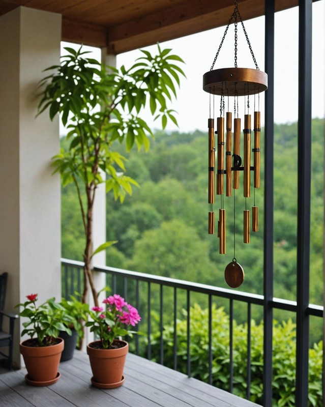Install a wind chime