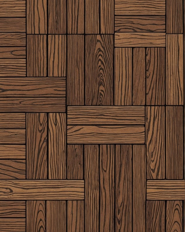 Intricate Wood Grain Tiles