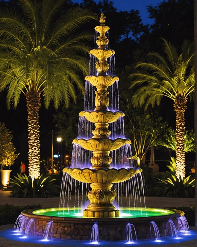 LED Lighted Fountain