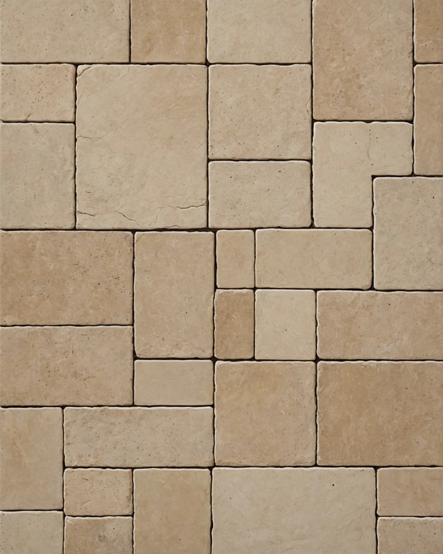 Limestone Tiles with Antiqued Finish
