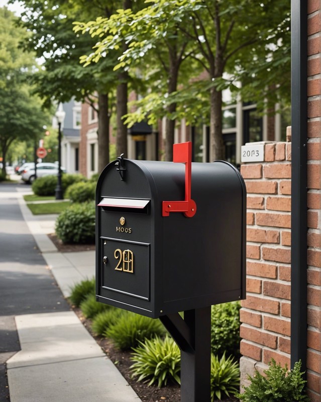 Mailbox with a Built-in Package Drop-Off Slot