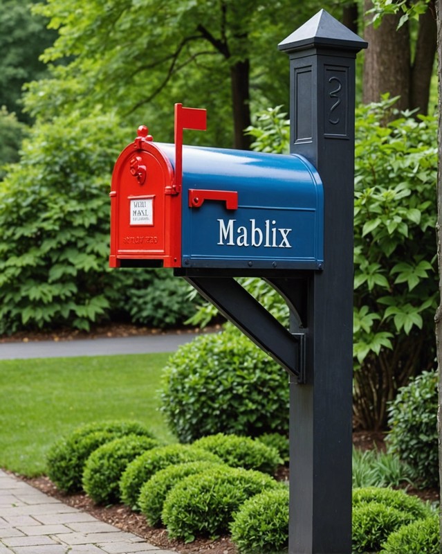 Mailbox with a Small Library Attached