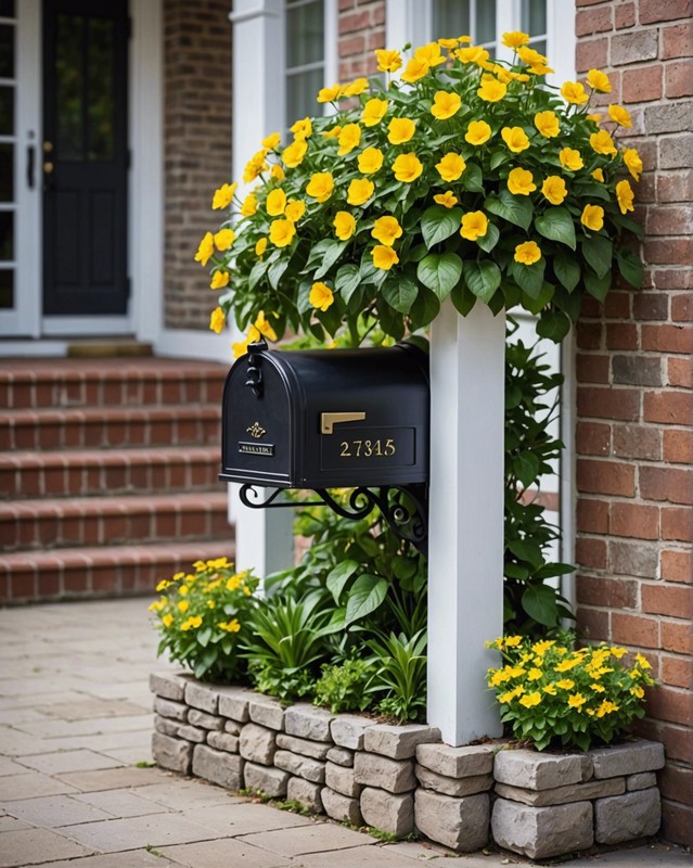 Mailbox with Built-in Planter