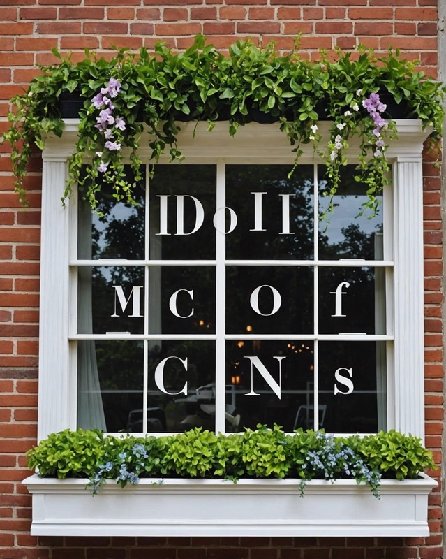 Marquee Letter Window Box