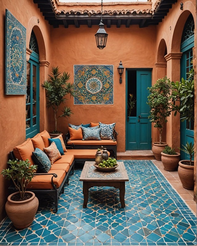 Moroccan Tile Patio