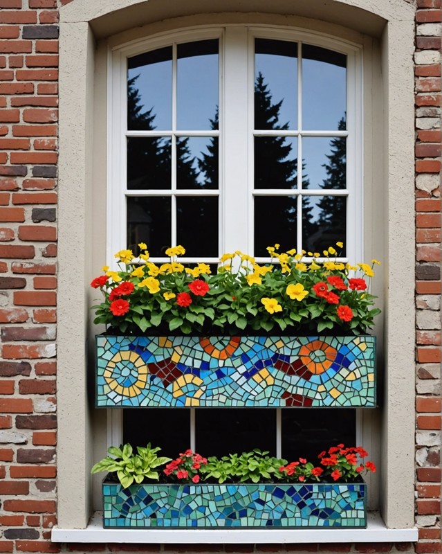 Mosaic Window Box