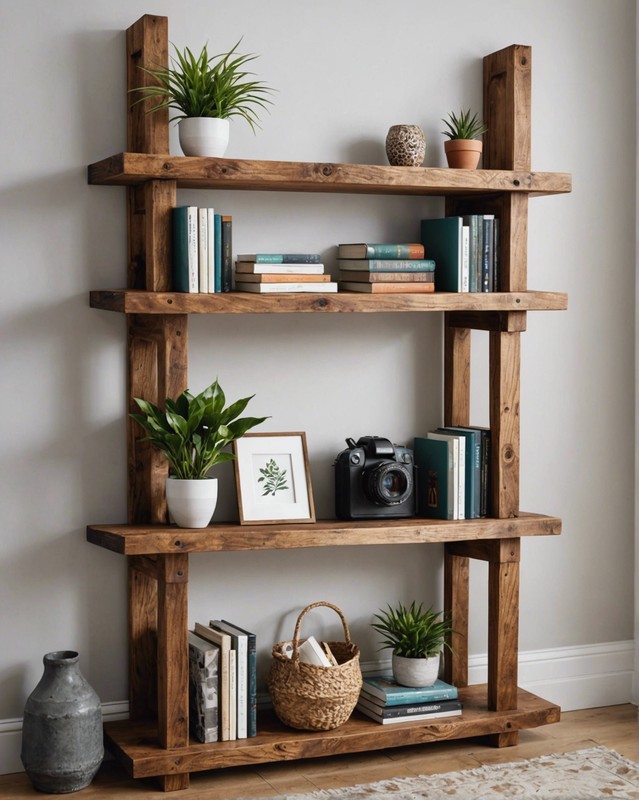 Natural Wood Shelves