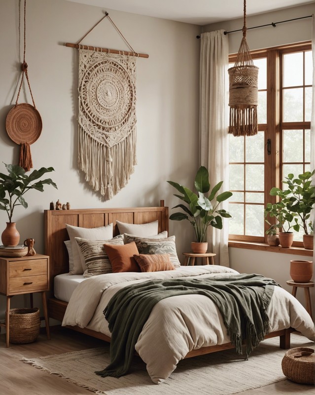 Neutral color palette with earthy accents