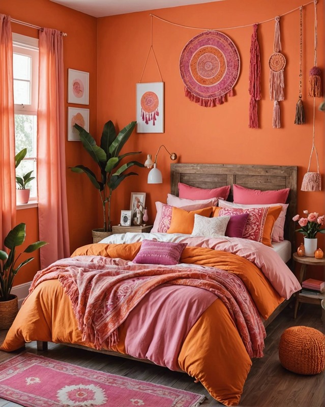 Orange and Pink Color Scheme