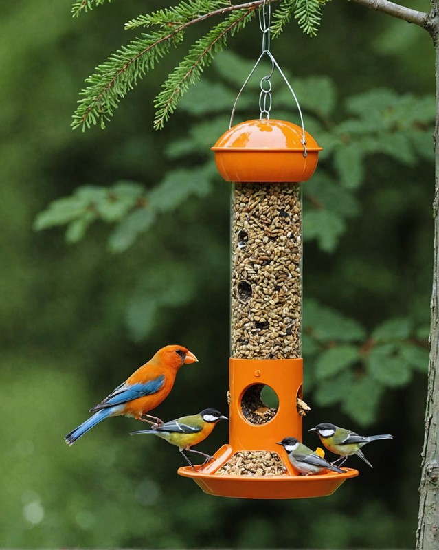 Orange Peel Bird Feeder