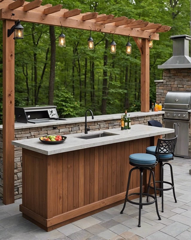 Outdoor Bar and Sink
