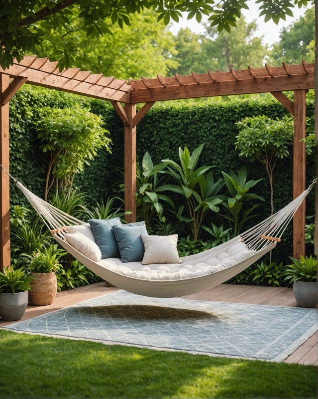 Outdoor Sectional Hammock with Pillows