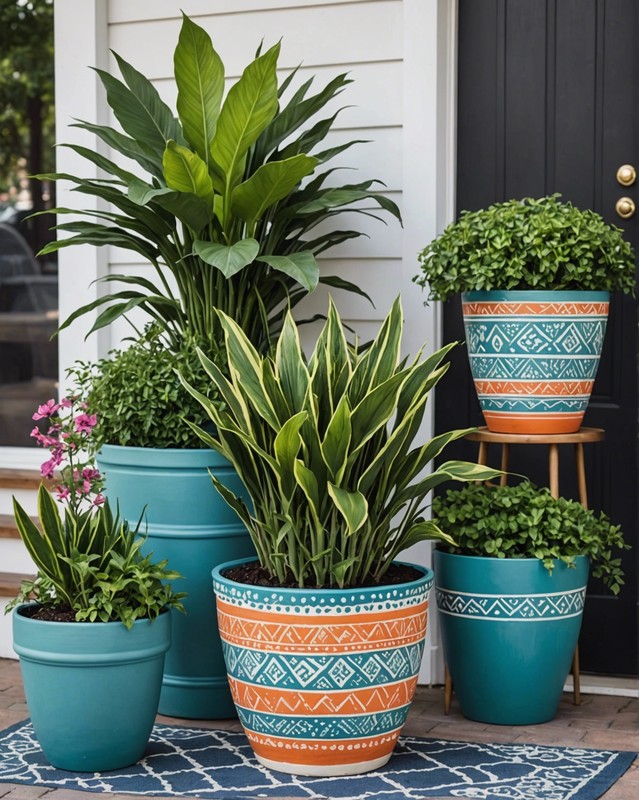 Painted Planters
