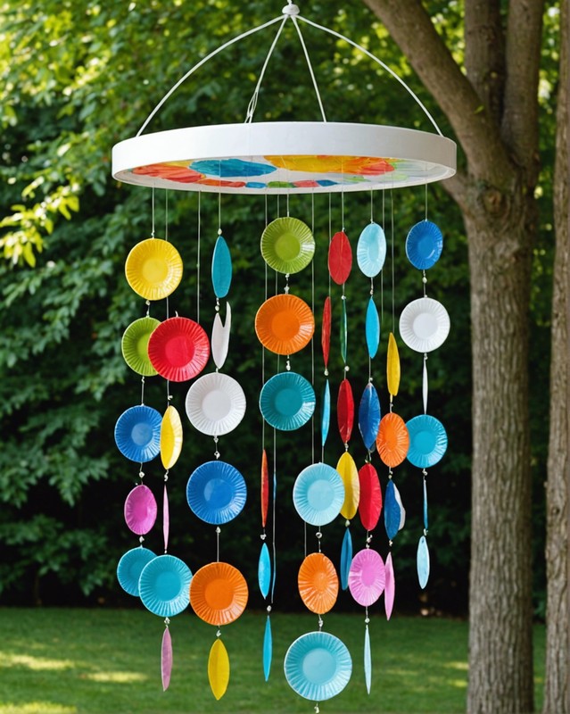 Paper Plate Wind Chimes
