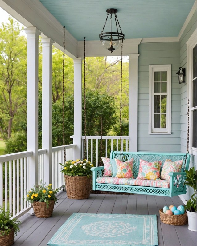 Pastel Porch Swing