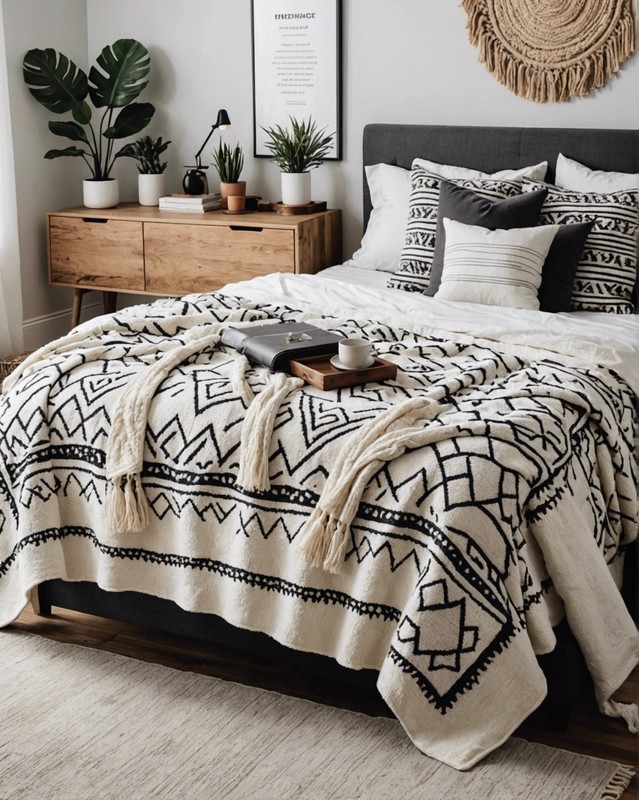 Patterned Throw Blanket