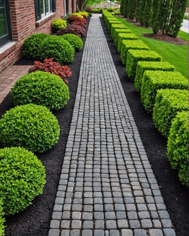 Permeable Paver Path with Drainage
