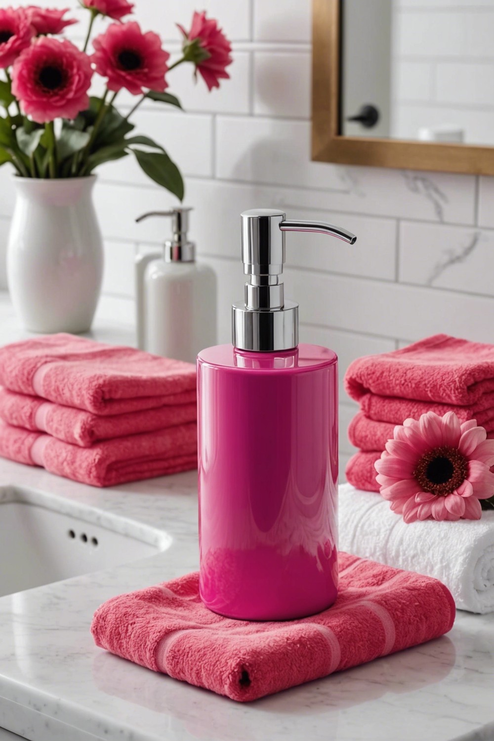 Pinkalicious: Hot Pink Bathroom Accessories