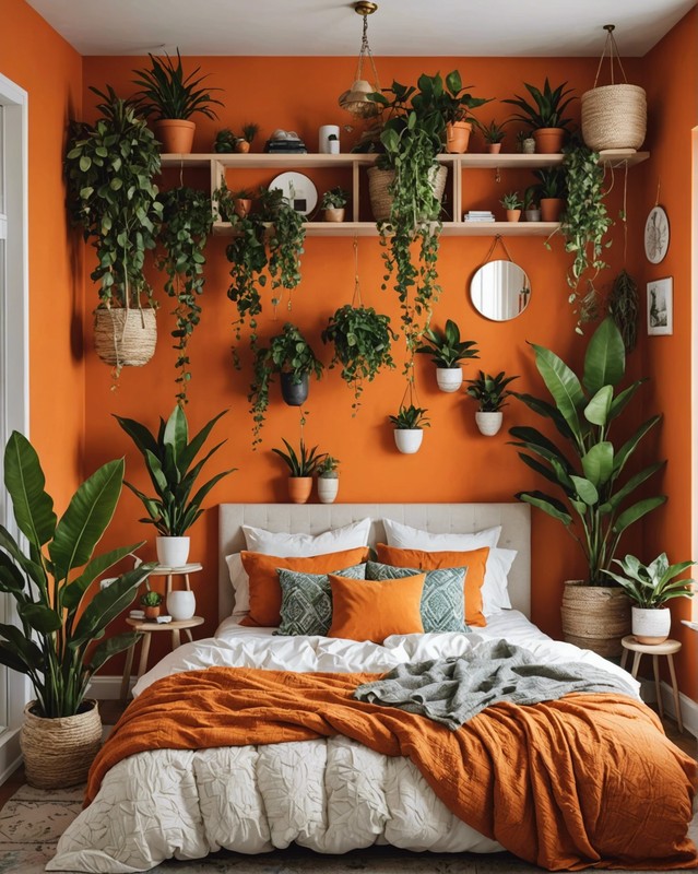 Plant-Filled Bedroom