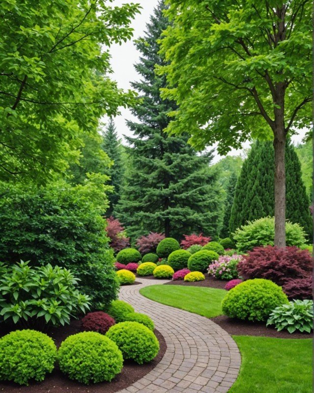 Plant a Variety of Trees and Shrubs