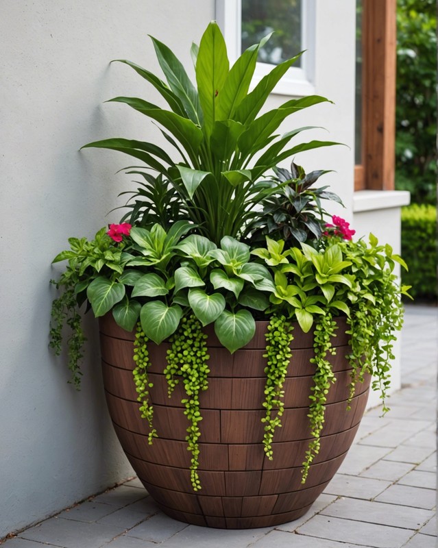 Planters with Drainage Holes
