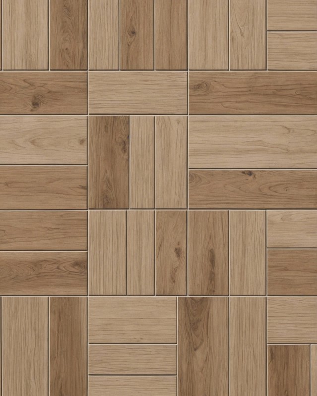 Porcelain Tiles with Wood-Like Look