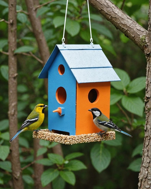 Recycled Juice Carton Bird Feeder