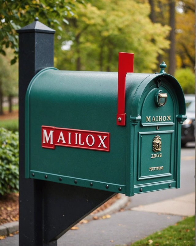 Retro Mailbox with Curvy Design
