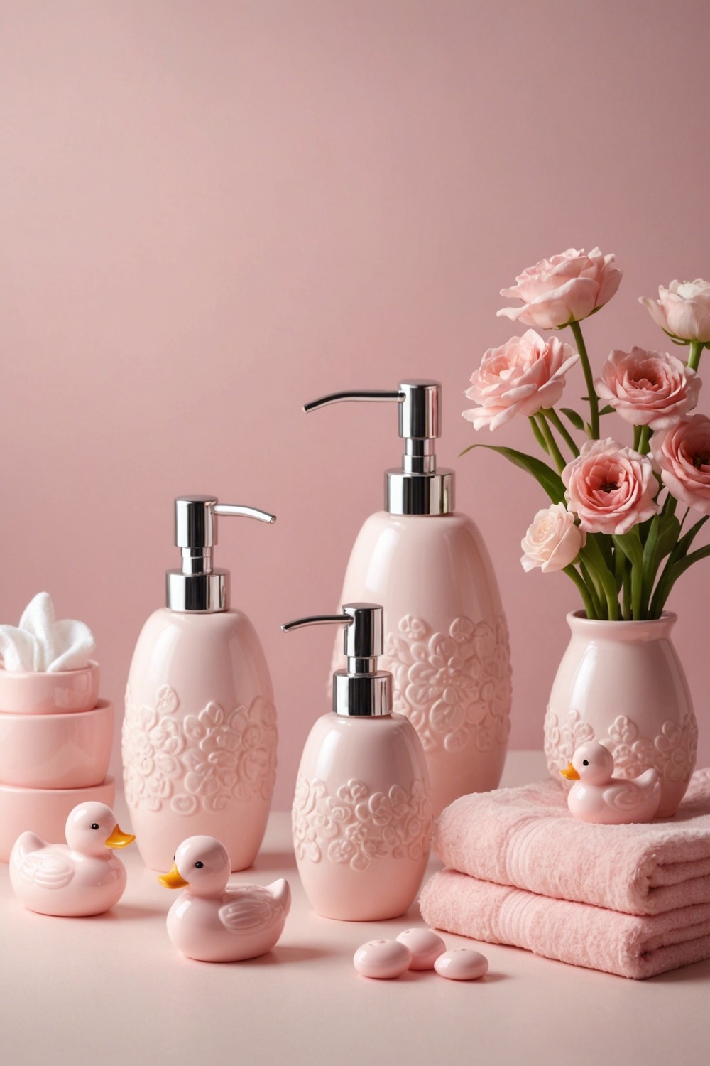 Rosy Cheeked Bathroom Accessories