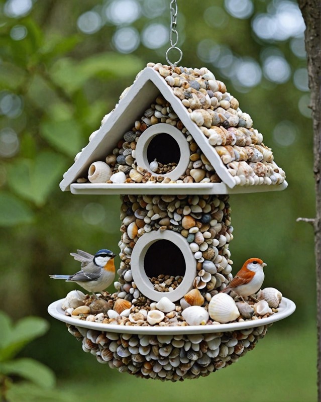 Seashell Bird Feeder