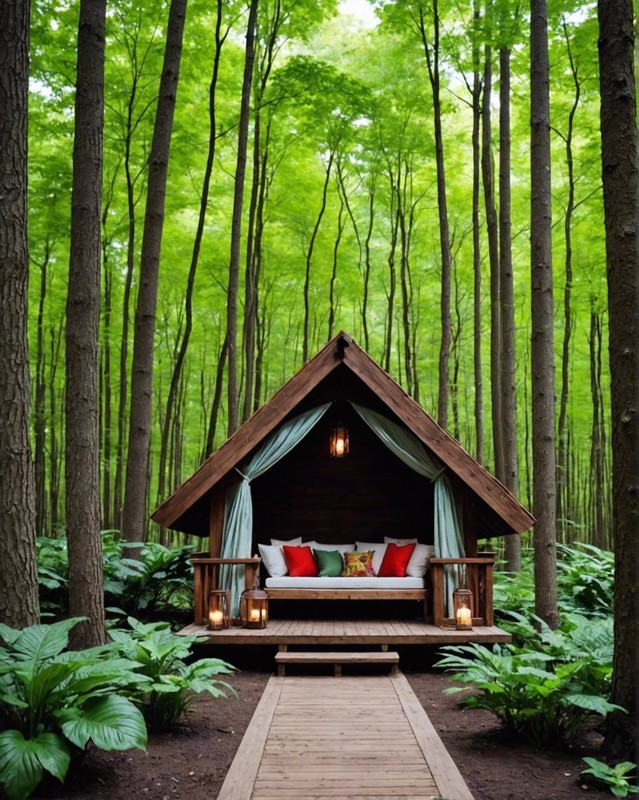 Secluded Forest Cabana