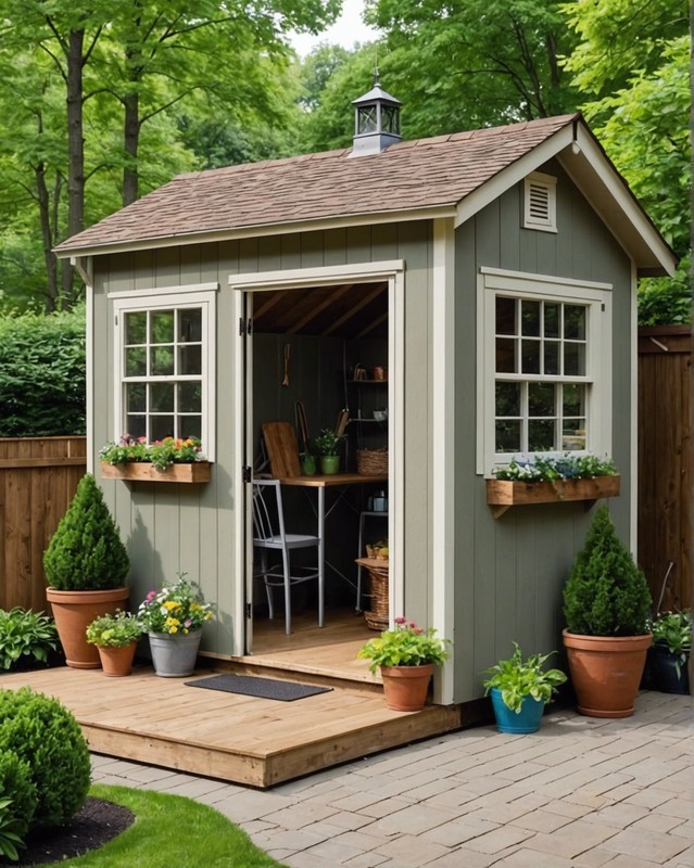 Shed with a Deck