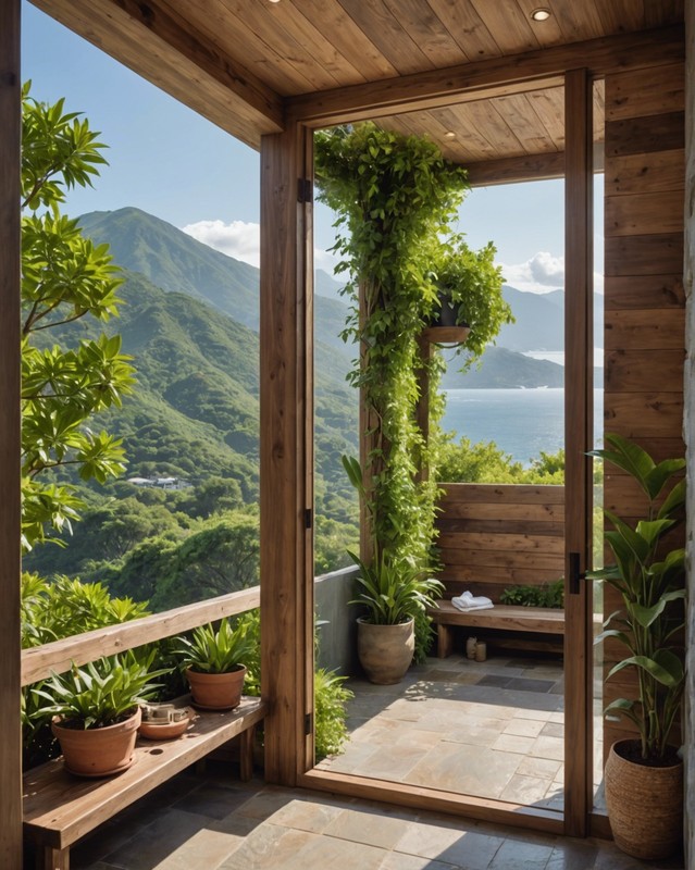 Shower with a View: Floor-to-Ceiling Windows