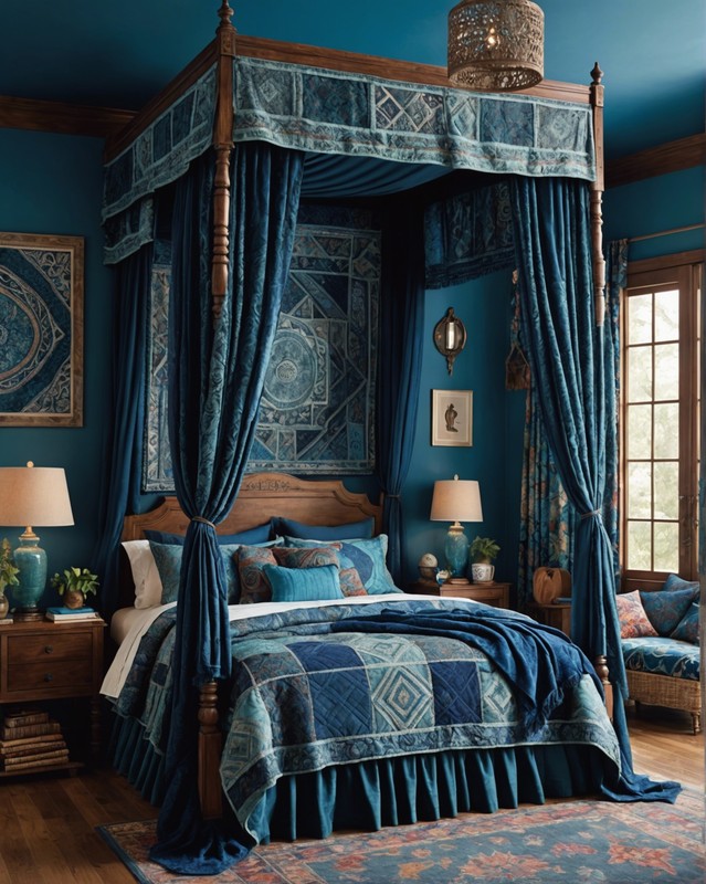 Steal-Worthy Ideas for Blue Bedding