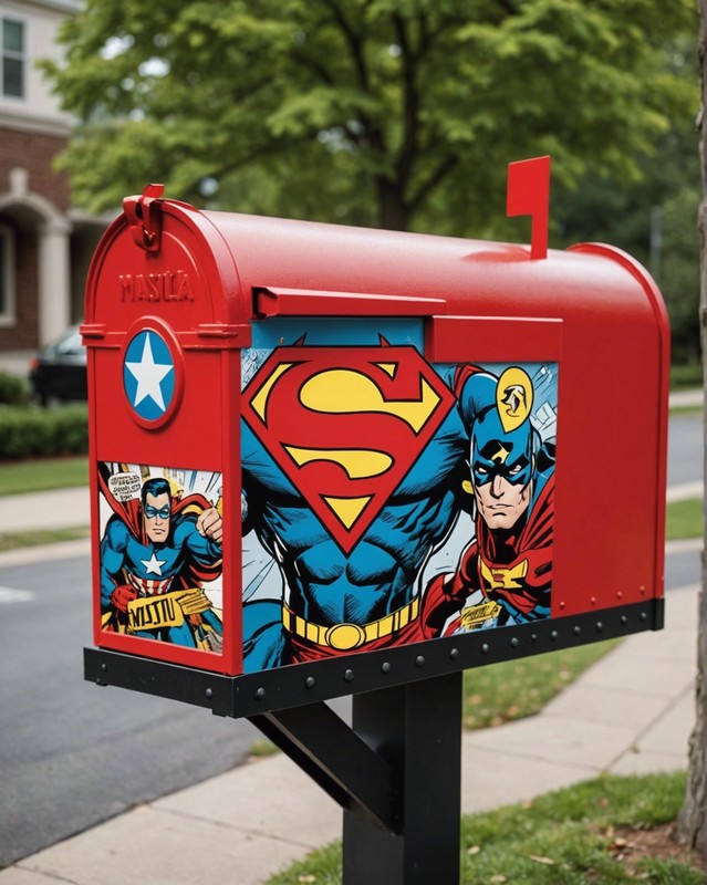 Superhero-Themed Mailbox