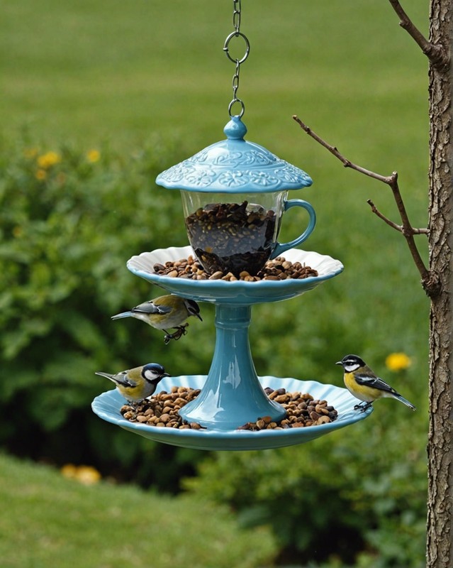 Teacup and Saucer Bird Feeder