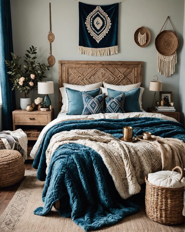 Textiles and Textures for a Cozy Retreat