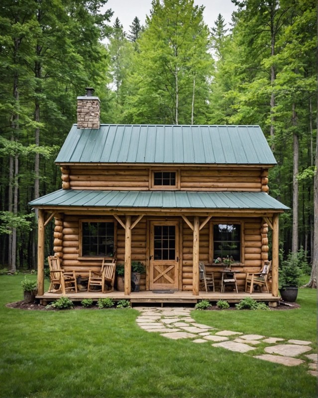 The Rustic Log Cabin Shed