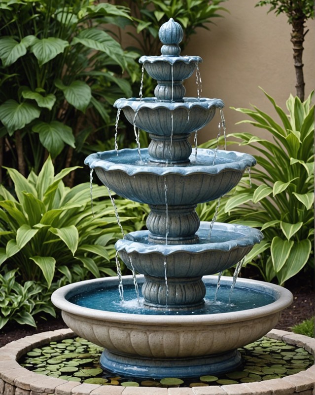 Tiered Ceramic Fountain