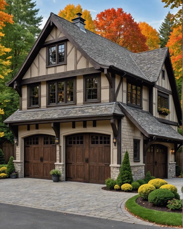 Tudor-Style Garage